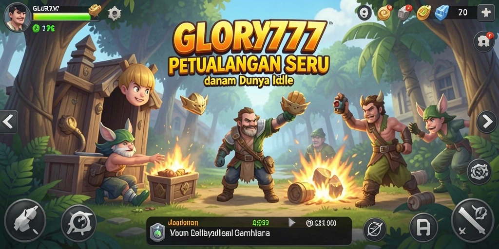 Screenshoot permainan <strong>GLORY777</strong> menampilkan aksi gameplay Idle yang seru.