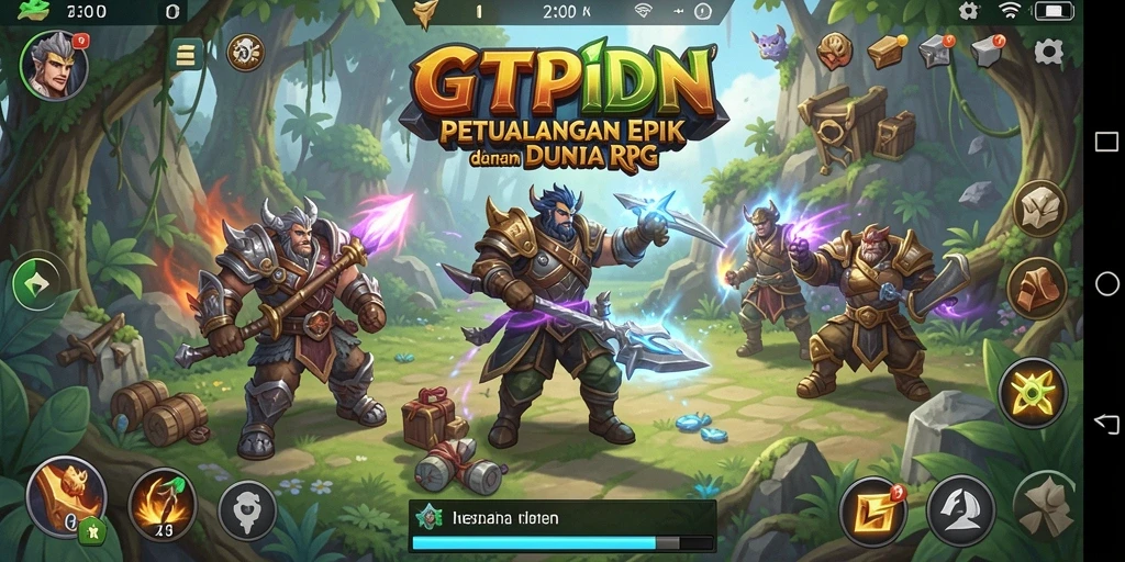 Tampilan gameplay GTPIDN yang menawan di dunia RPG.