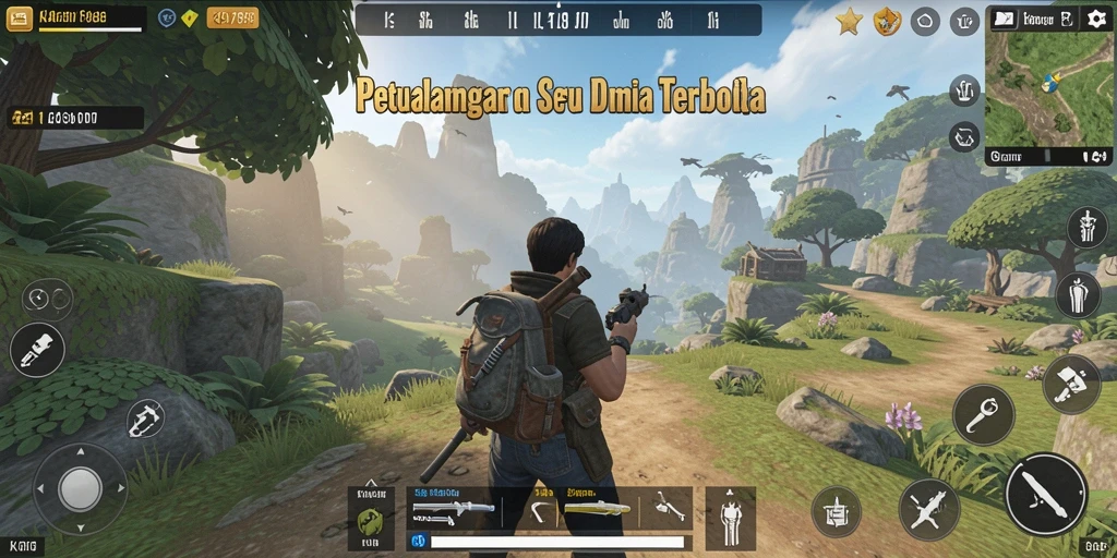 Tampilan gameplay KA789 yang menampilkan dunia terbuka yang indah dan interaktif.